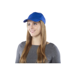 Casquette classique coton, 5 panneaux, avec fermeture en plastique troisième vue