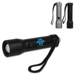 Lampe de poche LED rechargeable et étanche en aluminium recyclé
