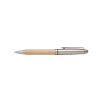 Stylo en bois avec étui assorti encre allemande Dokumental bleu couleur marron deuxième vue