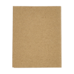 Bloc de post-it de différentes tailles avec couverture en kraft couleur naturel deuxième vue