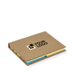 Bloc de post-it de différentes tailles avec couverture en kraft vue principale