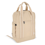 Sac à dos en RPET pour ordinateur portable 15,6” couleur beige deuxième vue
