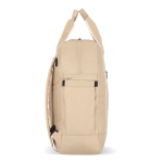 Sac à dos en RPET pour ordinateur portable 15,6” couleur beige troisième vue
