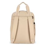Sac à dos en RPET pour ordinateur portable 15,6” couleur beige cinquième vue