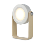 Lampe LED au design multifonction avec 3 niveaux d'éclairage couleur blanc troisième vue