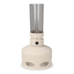 Lampe LED style vintage rechargeable avec capteur de souffle couleur beige troisième vue