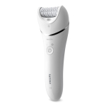 Épilateur étanche à batterie rechargeable Philips couleur blanc