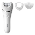 Épilateur étanche à batterie rechargeable Philips couleur blanc deuxième vue