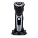 Rasoir électrique pour la tête et le visage marque Philips couleur noir cinquième vue