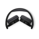 Casque sans fil et pliable de la marque Philips couleur noir quatrière vue