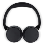 Casque sans fil léger et pliable marque Philips couleur noir troisième vue