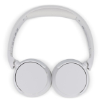 Casque sans fil léger et pliable marque Philips couleur blanc troisième vue