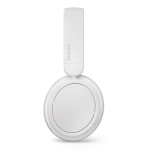 Casque pliable avec bouton lecture longue durée Philips couleur blanc cinquième vue