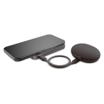 Powerbank avec support pour téléphone Fresh 'n Rebel 5.000 mAh couleur titan quatrière vue