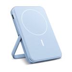 Powerbank avec support pour téléphone Fresh 'n Rebel 5.000 mAh couleur bleu pastel