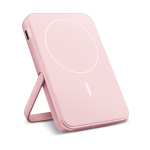 Powerbank avec support pour téléphone Fresh 'n Rebel 5.000 mAh couleur rose pastel