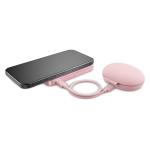 Powerbank avec support pour téléphone Fresh 'n Rebel 5.000 mAh couleur rose pastel quatrière vue