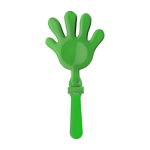 Main applaudissante en plastique différentes couleurs pour animation couleur vert clair première vue