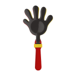 Main applaudissante en plastique différentes couleurs pour animation couleur multicolore deuxième vue