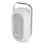 Enceinte blanche avec lumière multicolore et poignée Muse couleur blanc