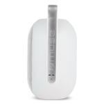 Enceinte blanche avec lumière multicolore et poignée Muse couleur blanc cinquième vue