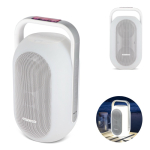 Enceinte blanche avec lumière multicolore et poignée Muse