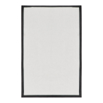 Paillasson rectangulaire avec support antidérapant 50x75 cm couleur noir deuxième vue