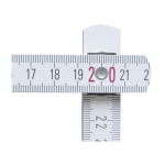 Règle pliable en bois avec schéma d’angles intégré, marque Stabila, 2M quatrième vue