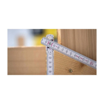 Règle pliable en bois avec schéma d’angles intégré, marque Stabila, 2M septième vue