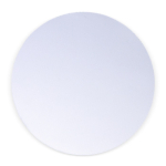 Tapis de souris rond pour impression en couleur intégrale couleur blanc quatrière vue