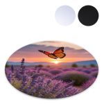 Tapis de souris rond pour impression en couleur intégrale