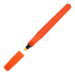 Marqueur rond avec bouchon en plusieurs coloris couleur orange fluorescent deuxième vue