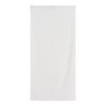 Serviette en coton et velours de polyester pour sublimation 50x100 cm couleur blanc deuxième vue