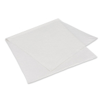 Serviette en coton et velours de polyester pour sublimation 50x100 cm couleur blanc troisième vue