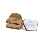 Kit pour enfants avec 12 dessins à colorier et 12 crayons de couleur couleur multicolore sixième vue