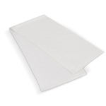 Serviette en coton et velours de polyester pour sublimation 30x130 cm couleur blanc troisième vue