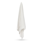 Serviette en coton et velours de polyester pour sublimation 30x130 cm couleur blanc quatrière vue