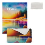 Couverture en polaire recyclée pour sublimation 250 g/m²