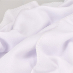 Couverture en polaire ultra douce pour sublimation 290 g/m² couleur blanc quatrière vue