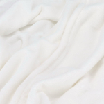 Couverture en polaire ultra douce pour sublimation 270 g/m² couleur blanc quatrière vue