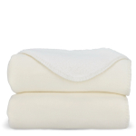 Couverture en polaire ultra douce pour sublimation 510 g/m² couleur blanc