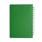 Agenda A5 à anneaux avec couverture en cuir synthétique couleur vert