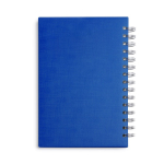 Agenda A5 à anneaux avec couverture en cuir synthétique couleur bleu roi
