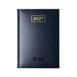 Agenda au format B5 avec couverture en similicuir matelassé vue principale