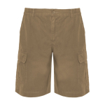 Bermuda de travail en coton et polyester 200 g/m² Roly Armour couleur camel deuxième vue