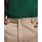 Bermuda de travail en coton et polyester 200 g/m² Roly Armour couleur camel vue détaillée 3
