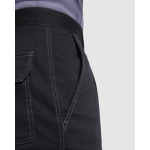 Bermuda en polyester et coton avec poches 250 g/m² Roly Vitara couleur noir vue détaillée 1