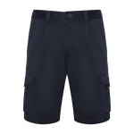Bermuda en polyester et coton avec poches 250 g/m² Roly Vitara couleur bleu marine deuxième vue