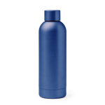 Bouteille isotherme en acier inoxydable avec finition brillante 550 ml couleur bleu deuxième vue