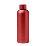 Bouteille isotherme en acier inoxydable avec finition brillante 550ml couleur rouge deuxième vue